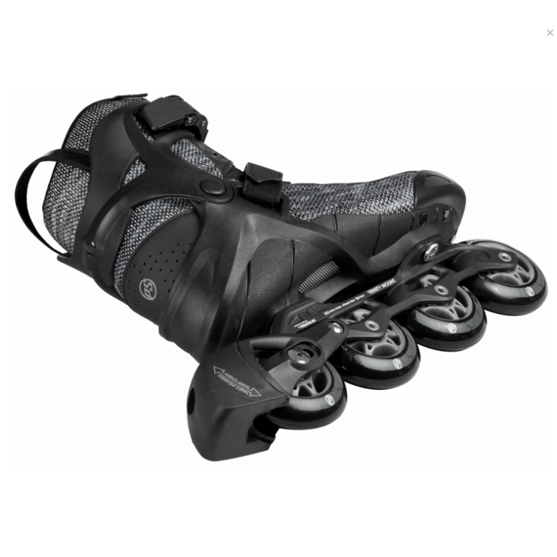 Powerslide Skate Phuzion Radon 80 black/white – Inline Skates, Ansicht 3