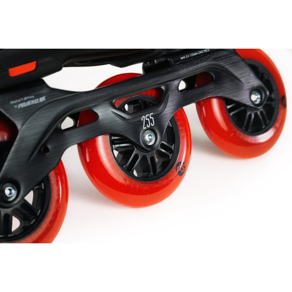 Powerslide Skates Imperial 110 Black Red – Inline Skates, Ansicht 9
