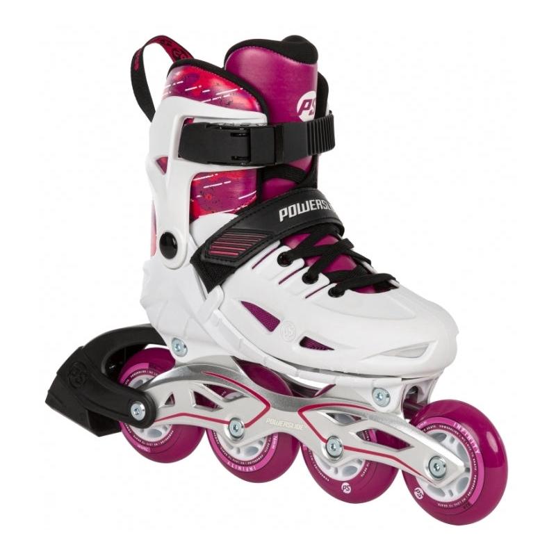 Powerslide Skates Kids Phuzion 4W Universe Pink – Kids Skates, Ansicht 1