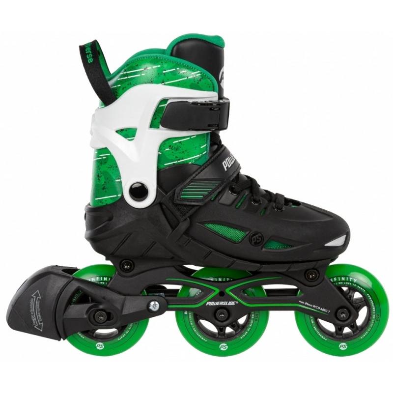 Powerslide Skates Kids Phuzion Universe Green – Kids Skates, Ansicht 2