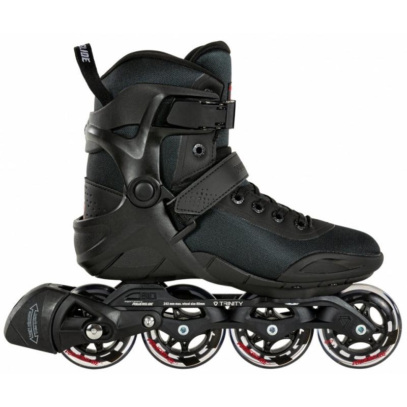 Powerslide Skates Phuzion Radon Black 80 – Inline Skates, Ansicht 1
