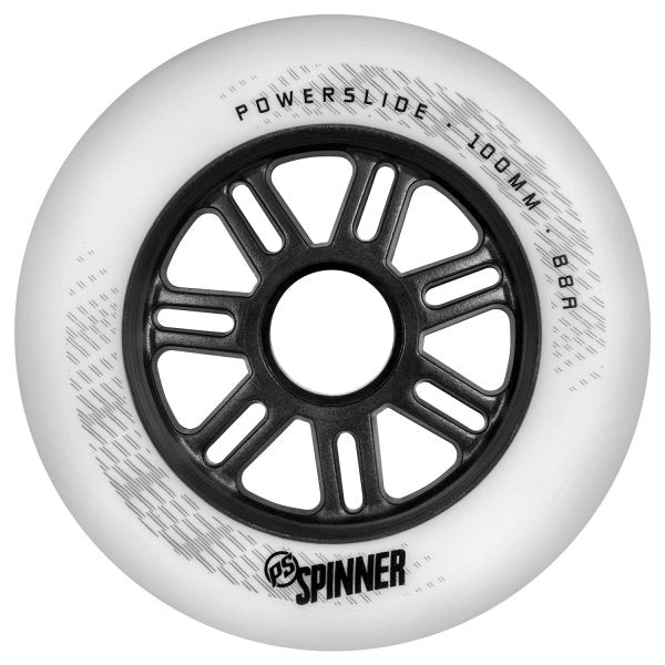 Powerslide Spinner 100mm/88A White, 3-pack – Rollen, Ansicht 1