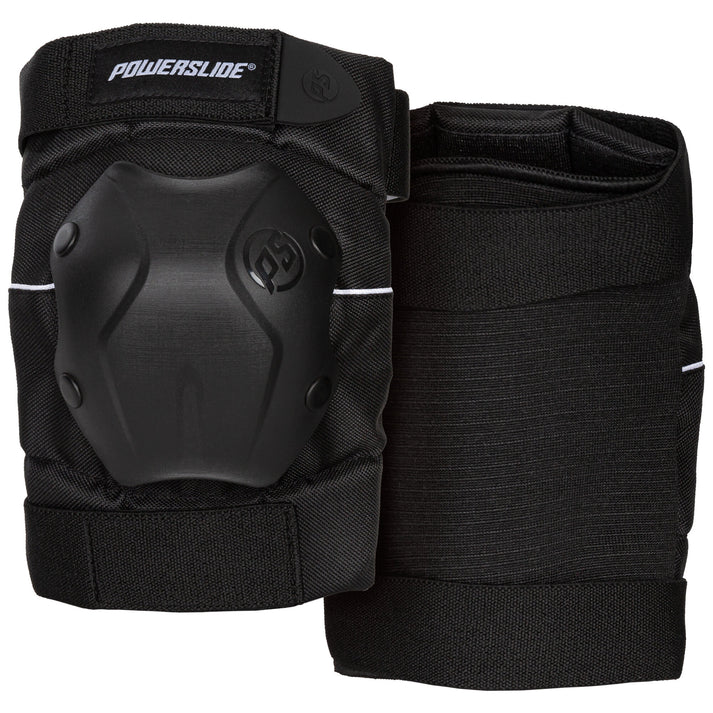 Powerslide Standard Knee Pads Black – Knieschoner für Scooter, Ansicht 1