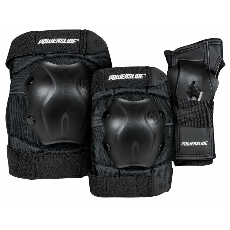 Powerslide Standard Protection Set Tri-Pack – Helme & Protektoren Scooter, Ansicht 1