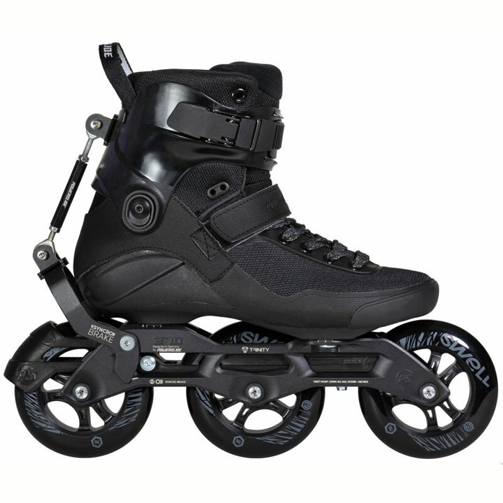Powerslide Swell Triple Black Syncro 110 – Inline Skates, Ansicht 2