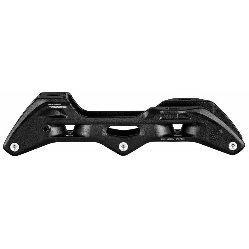 Powerslide Trinity casted AL Frame 3x110mm black – Skate Schienen, Ansicht 1