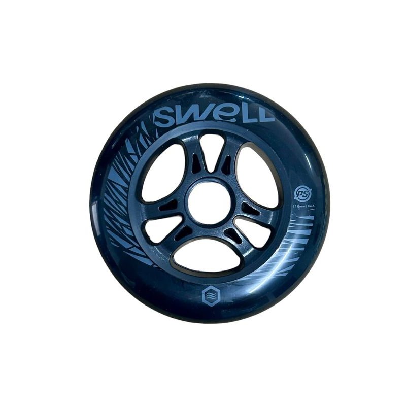 Powerslide Wheel Swell 110mm black – Skate Rollen, Ansicht 1