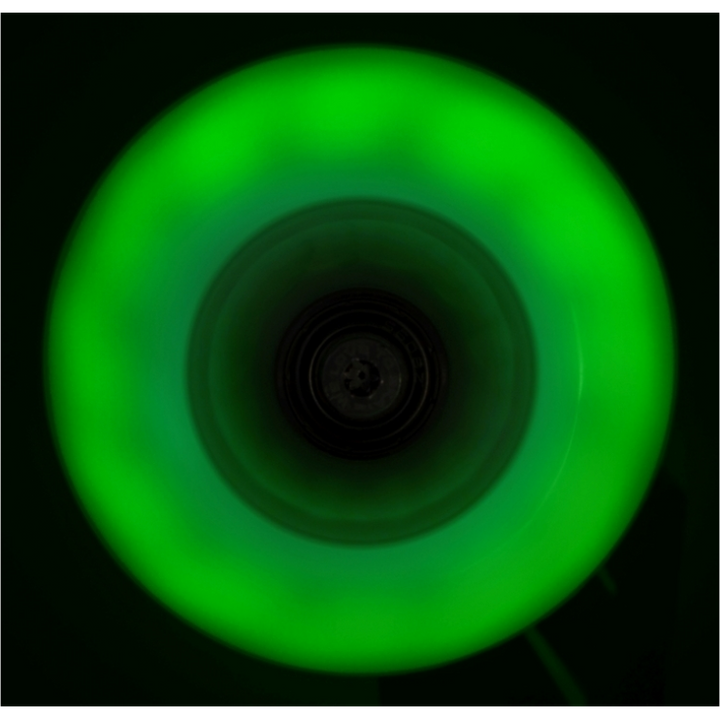 Powerslide Wheels Fothon Envy 72mm 82a green LED – Skate Rollen, Ansicht 2