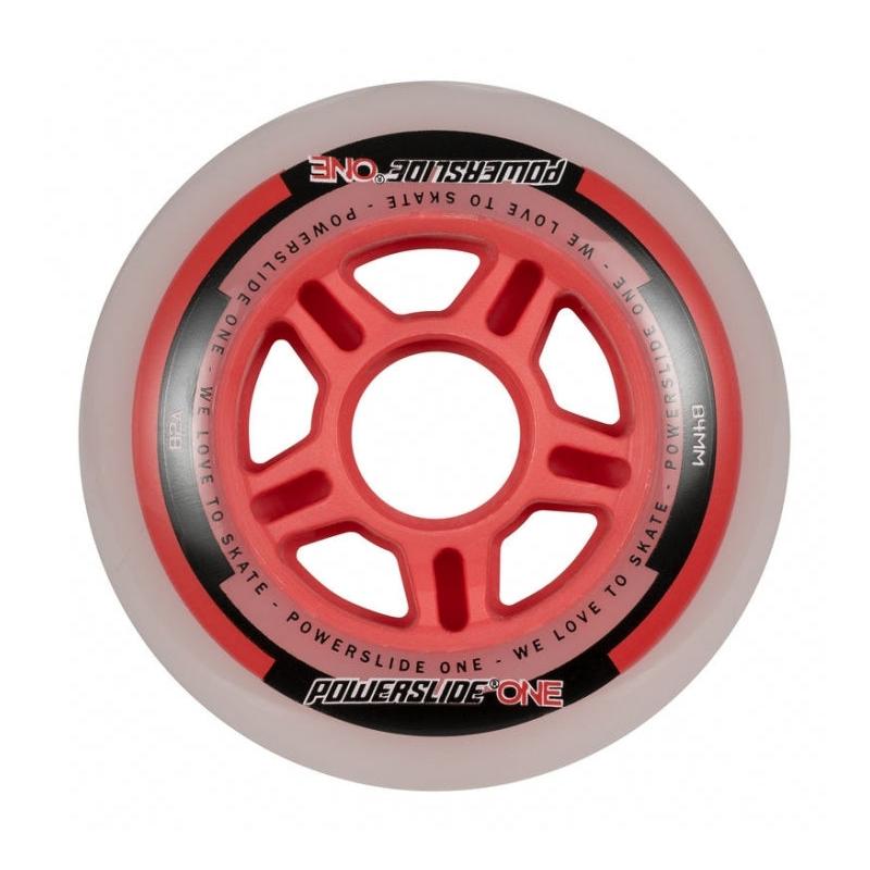 Powerslide Wheels One 84mm with Bearings/Spacer 8-Pack – Skate Rollen, Ansicht 1