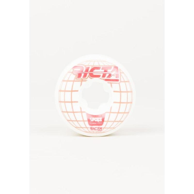 Ricta Wheels Mainframe Sparx white 53mm 99a – Skateboard Rollen, Ansicht 1