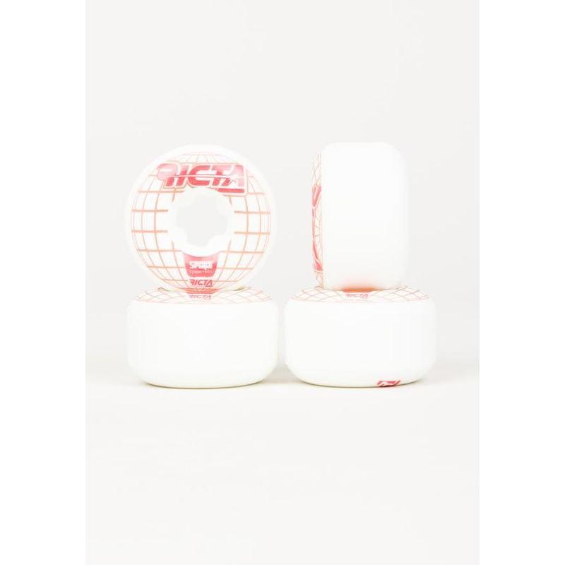 Ricta Wheels Mainframe Sparx white 53mm 99a – Skateboard Rollen, Ansicht 2