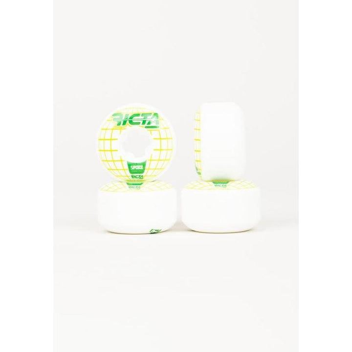 Ricta Wheels Mainframe Sparx white/green 52mm 99a – Skateboard Rollen, Ansicht 2