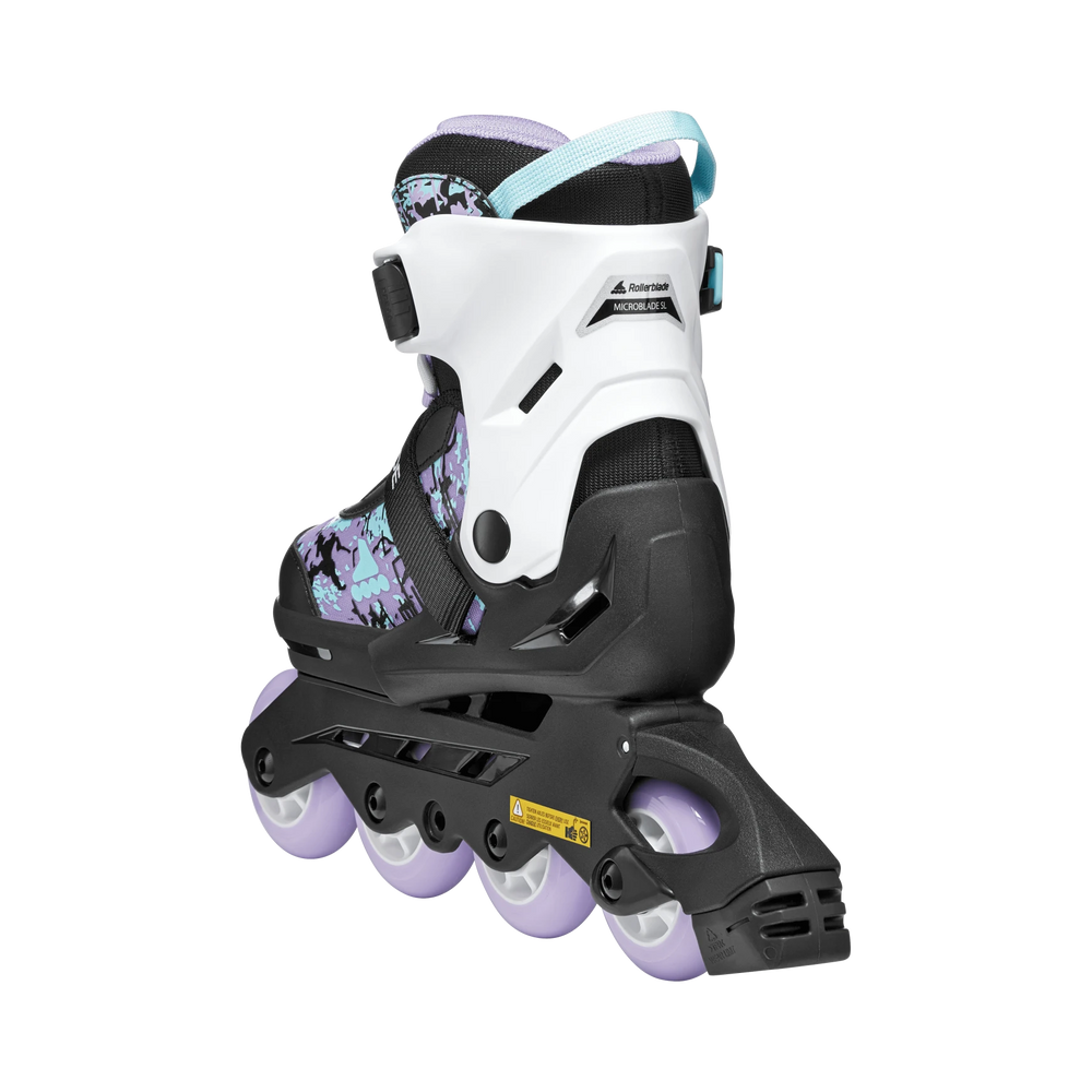 Rollerblade Kids Skate Microblade SL 26 Black/Lavender/Light Blue – Kids Skates, Ansicht 2