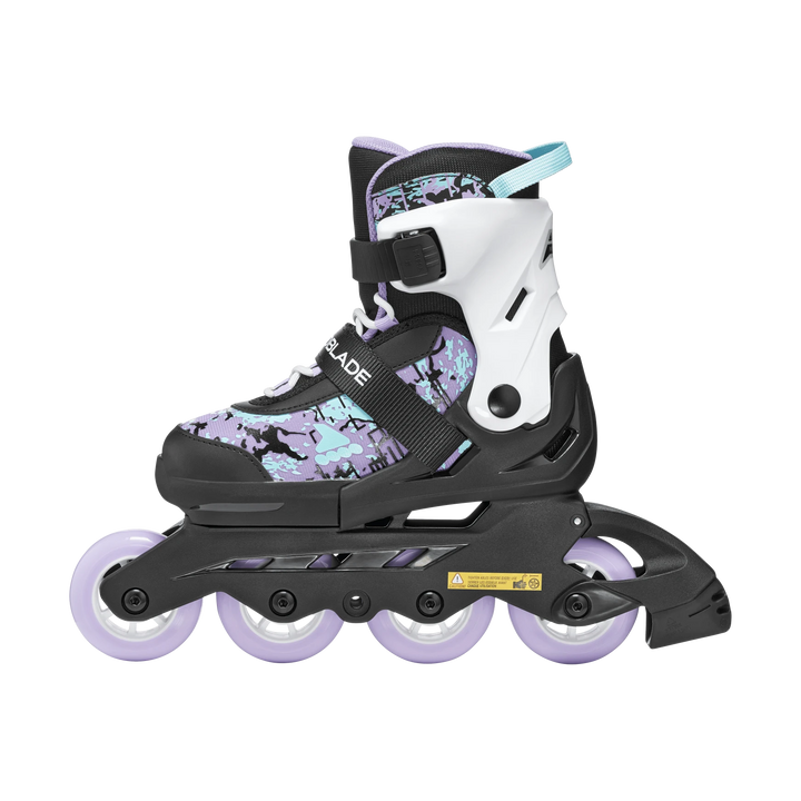 Rollerblade Kids Skate Microblade SL 26 Black/Lavender/Light Blue – Kids Skates, Ansicht 4