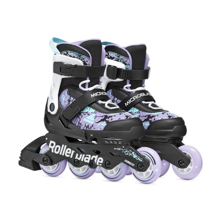 Rollerblade Kids Skate Microblade SL 26 Black/Lavender/Light Blue – Kids Skates, Ansicht 6