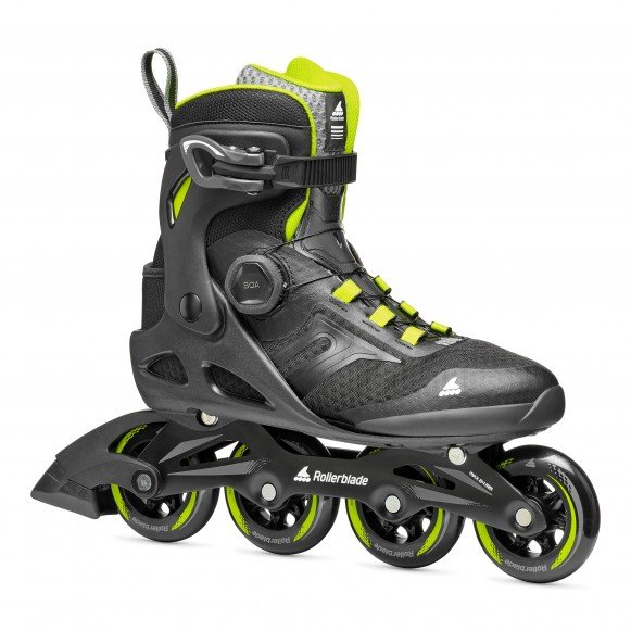 Rollerblade Macroblade 84 BOA black/lime – Inline Skates, Ansicht 1