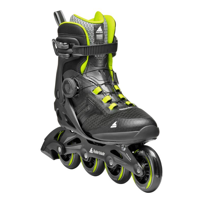 Rollerblade Macroblade 84 BOA black/lime – Inline Skates, Ansicht 2