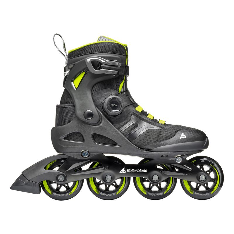 Rollerblade Macroblade 84 BOA black/lime – Inline Skates, Ansicht 3