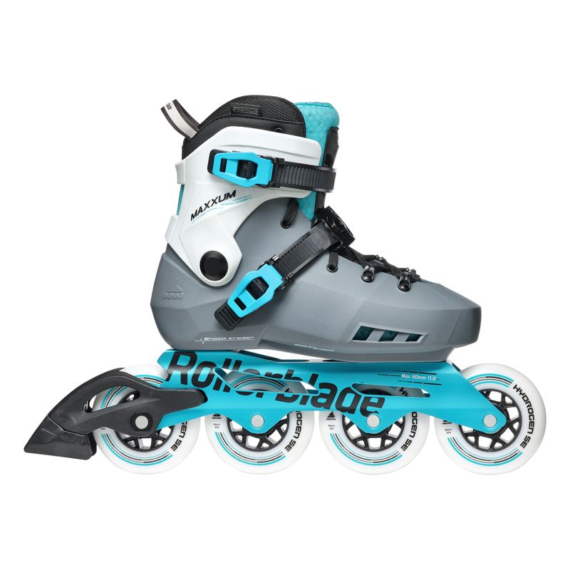 Rollerblade Maxxum XT W anthrazit/waterblue – Inline Skates, Ansicht 3