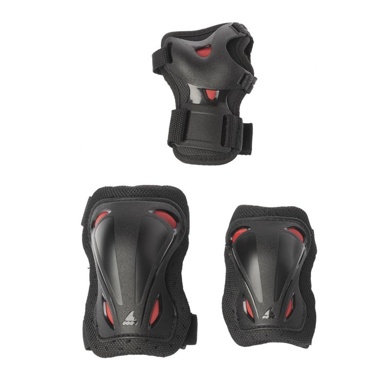 Rollerblade Protection Set Skate Gear Junior 3-Pack black/red – Protektoren, Ansicht 1