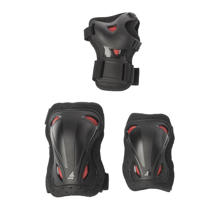 Rollerblade Protection Set Skate Gear Junior 3-Pack black/red – Protektoren, Ansicht 1