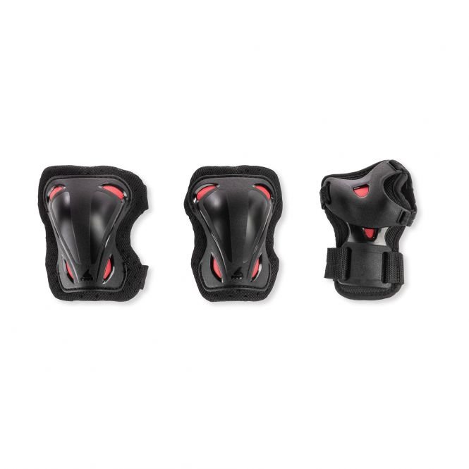 Rollerblade Protection Set Skate Gear Junior 3-Pack black/red – Protektoren, Ansicht 2