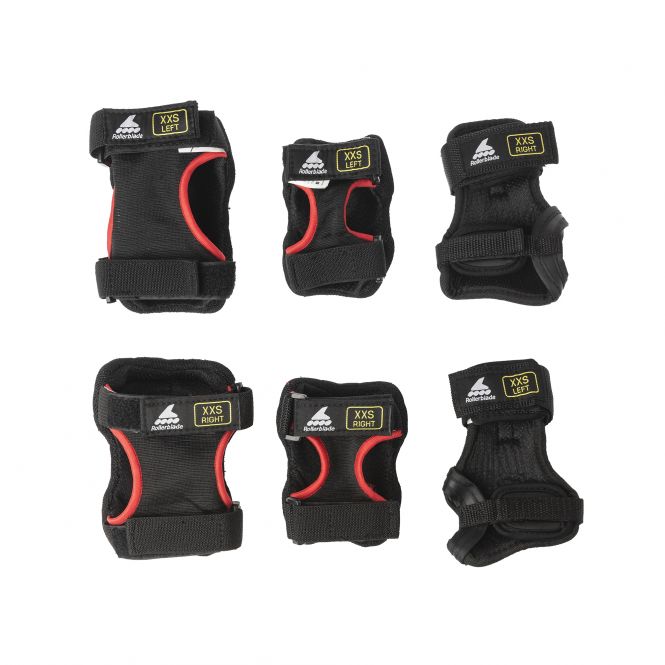 Rollerblade Protection Set Skate Gear Junior 3-Pack black/red – Protektoren, Ansicht 3