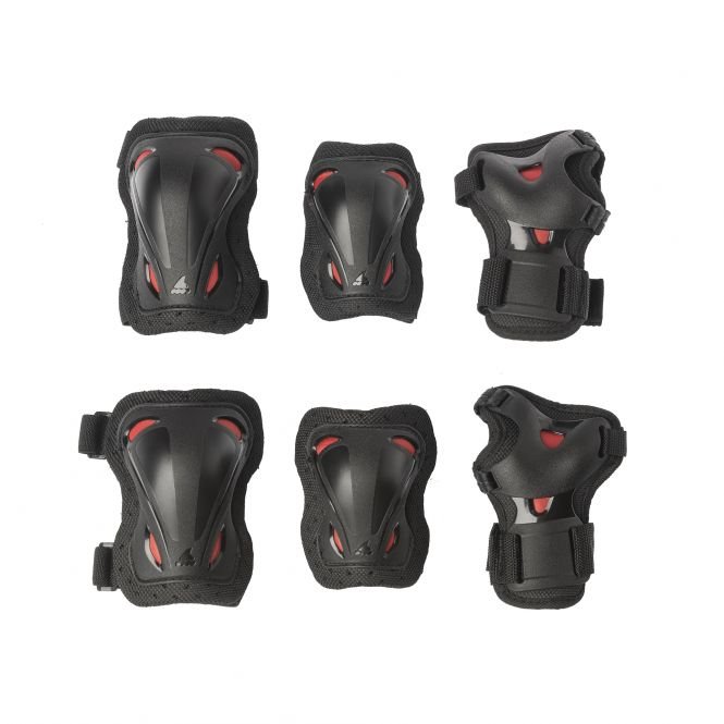 Rollerblade Protection Set Skate Gear Junior 3-Pack black/red – Protektoren, Ansicht 4