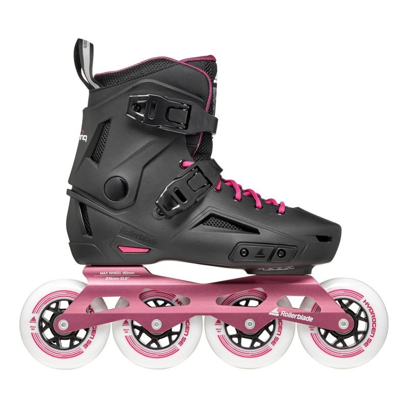 Rollerblade Skate Lightning 90 W black/sangria – Inline Skates, Ansicht 2