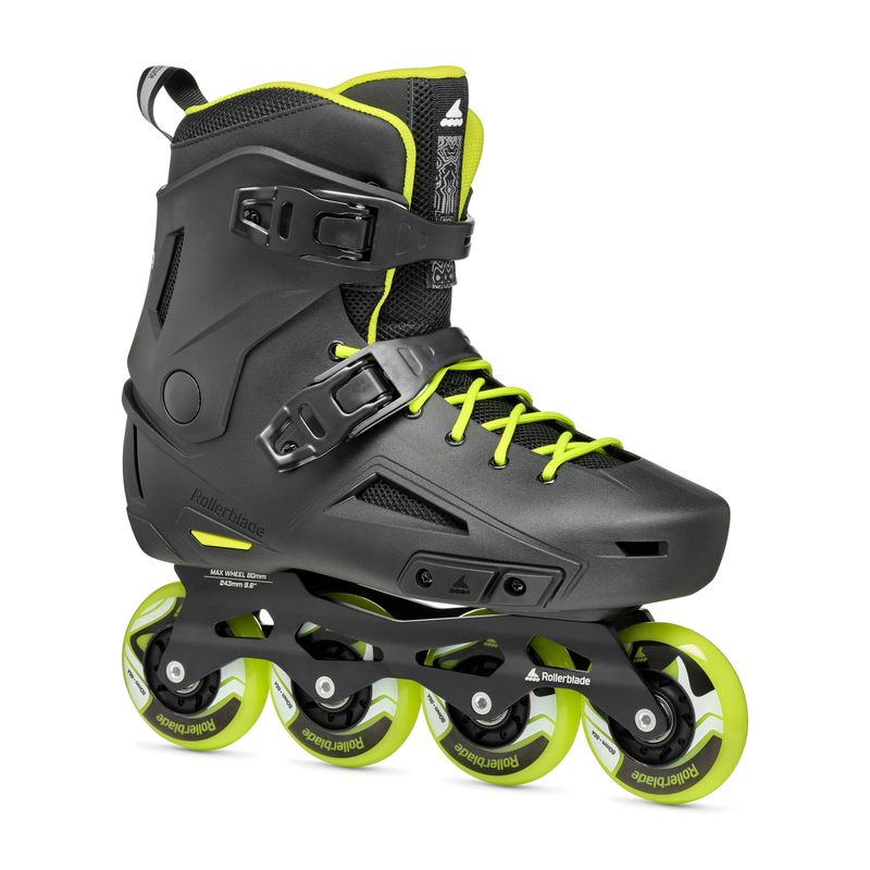 Rollerblade Skate Lightning black/lime – Inline Skates, Ansicht 1