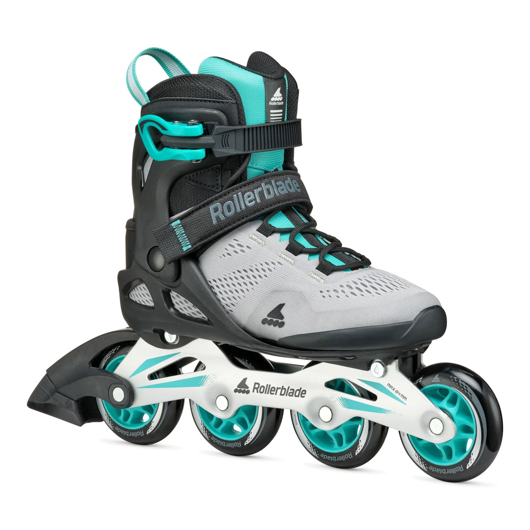 Rollerblade Skates Macroblade 80 W grey/teal-blue – Inline Skates, Ansicht 1