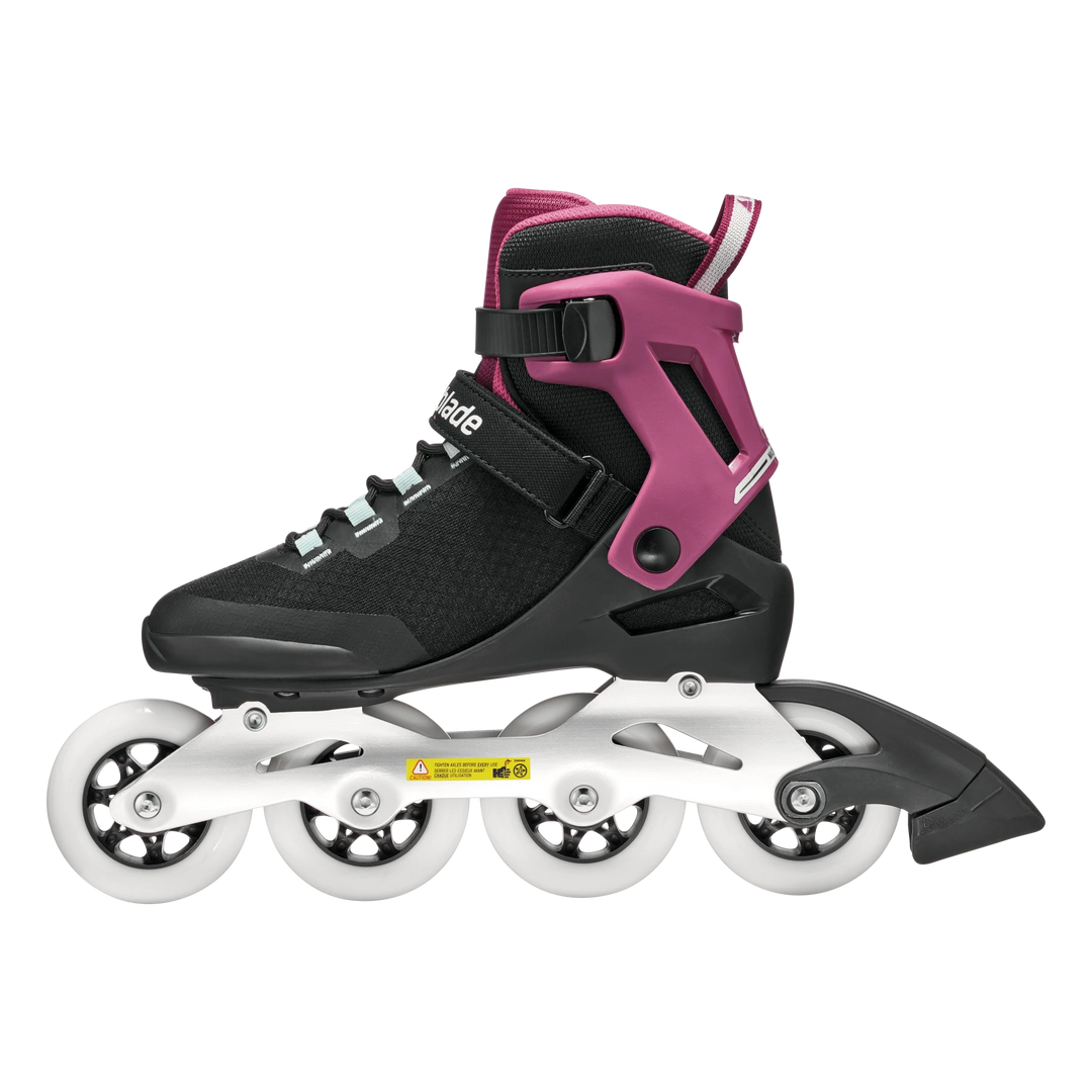 Rollerblade Skates Macroblade 84 BOA W Schwarz/Burgund/Ozeangrün – Inline Skates, Ansicht 5