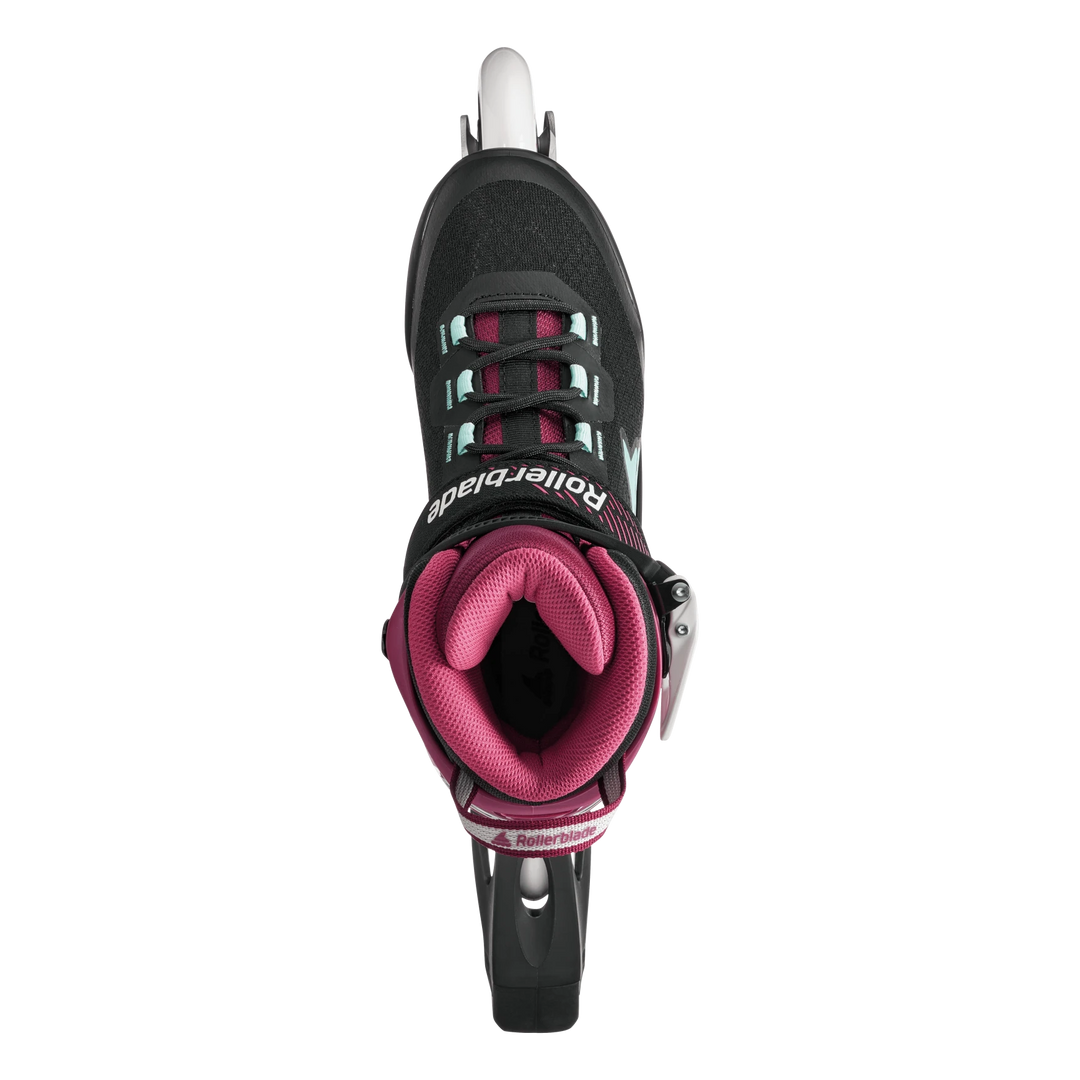 Rollerblade Skates Macroblade 84 BOA W Schwarz/Burgund/Ozeangrün – Inline Skates, Ansicht 6