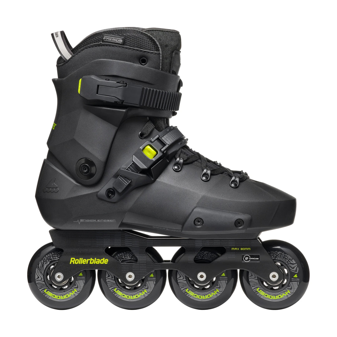 Rollerblade Urban Freeskate Twister XT 26 Black/Lime – Inline Skates, Ansicht 4