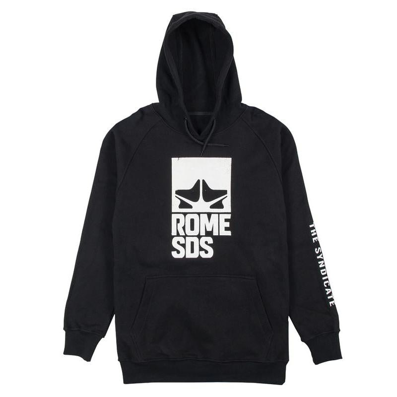 Rome Hoodie Logo black – Snowboard Funktionskleidung, Ansicht 1