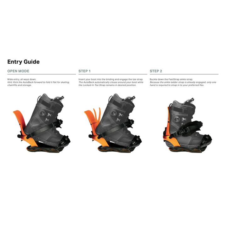 Rome Men´s Snowboard Bindung Katana AW FASE® Black – Snowboard Bindungen, Ansicht 5