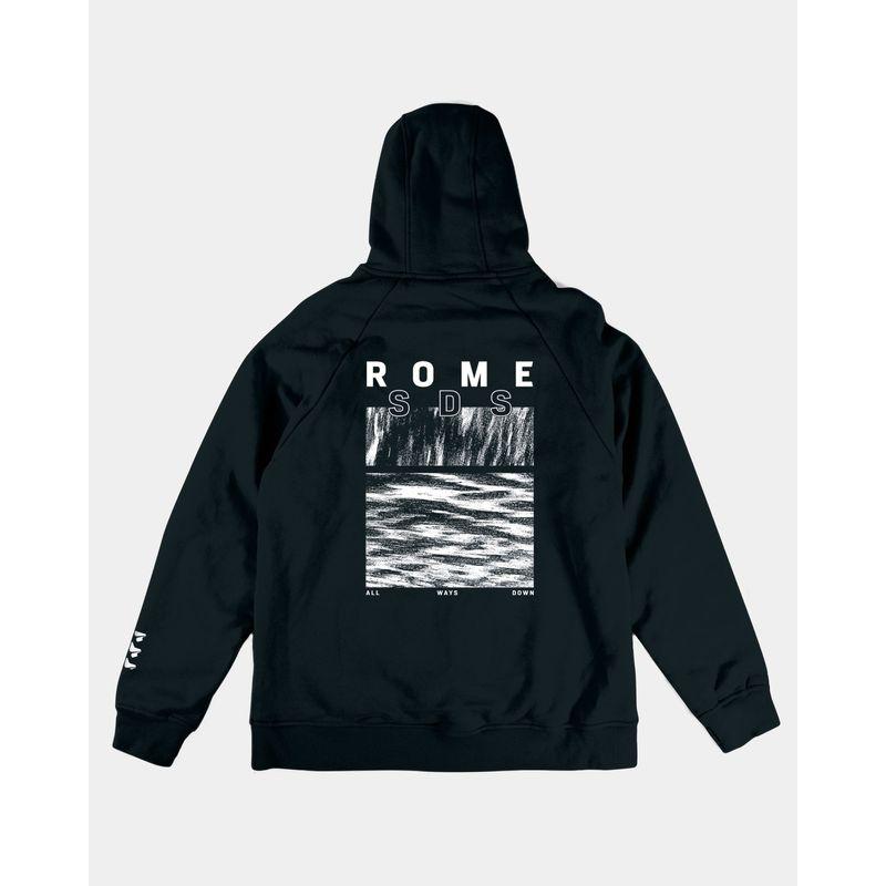 Rome Riding Hoodie 24 Black – Snowboard Funktionskleidung, Ansicht 2