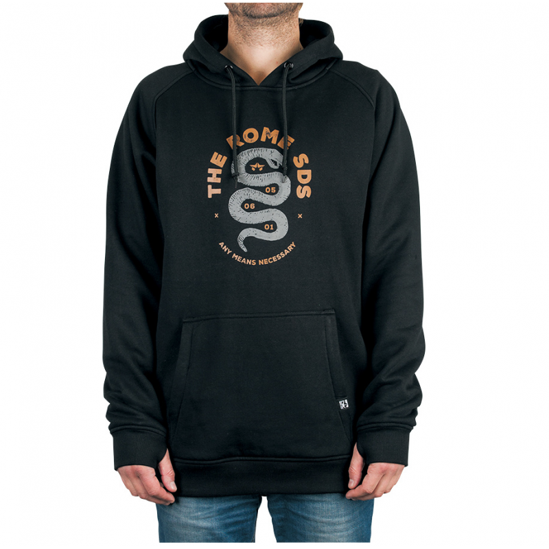 Rome Riding Pullover - Black – Snowboard Jacken, Ansicht 1