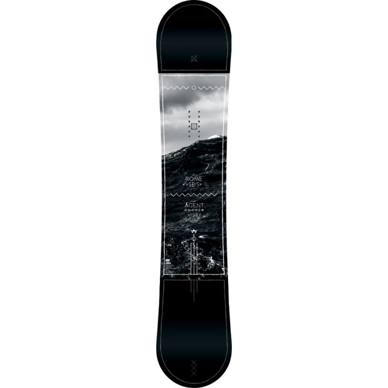 Rome Snowboard Agent Rocker Midwide 158 – Snowboards, Ansicht 1
