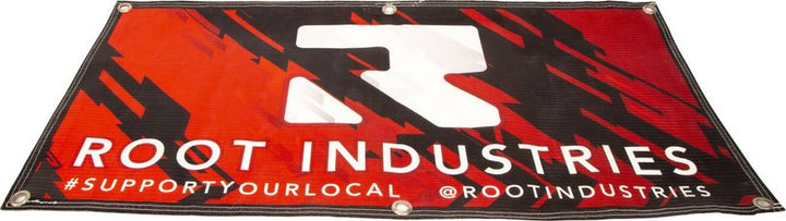 Root Industries Banner red