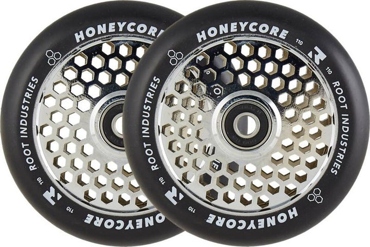 Root Industries Honeycore Wheels 110mm black/mirror 