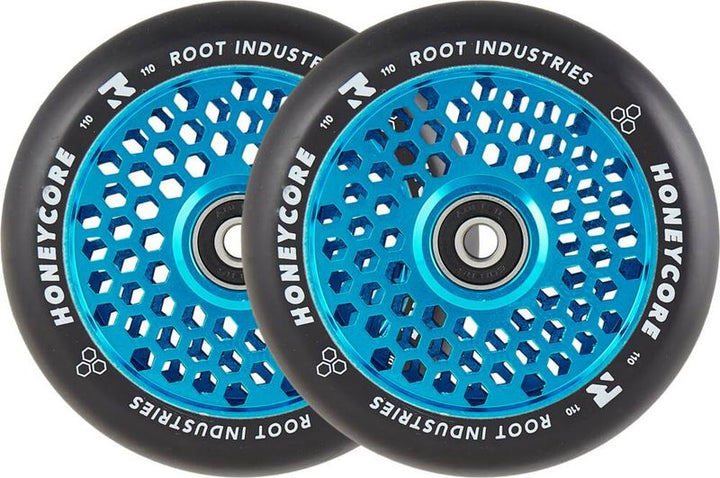 Root Industries Honeycore Wheels 110mm black/blue