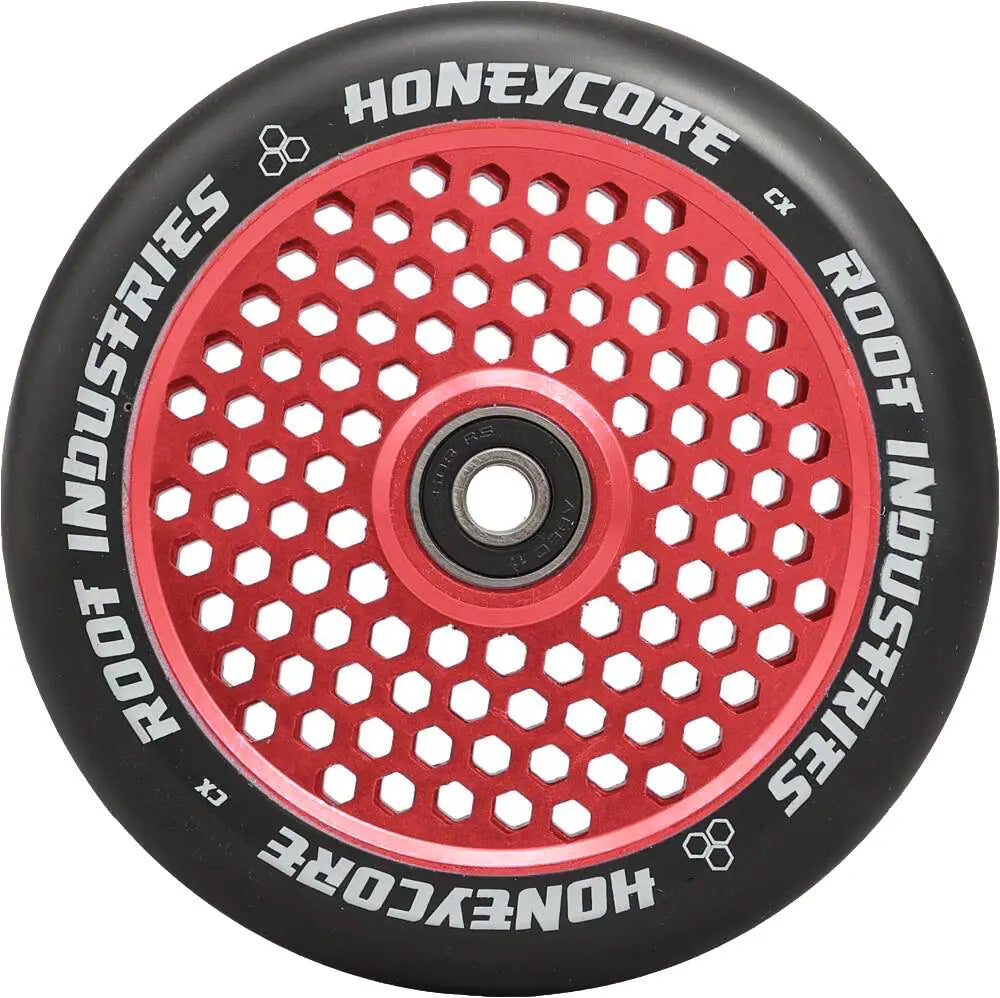 Root Industries Honeycore Wheels 120mm red
