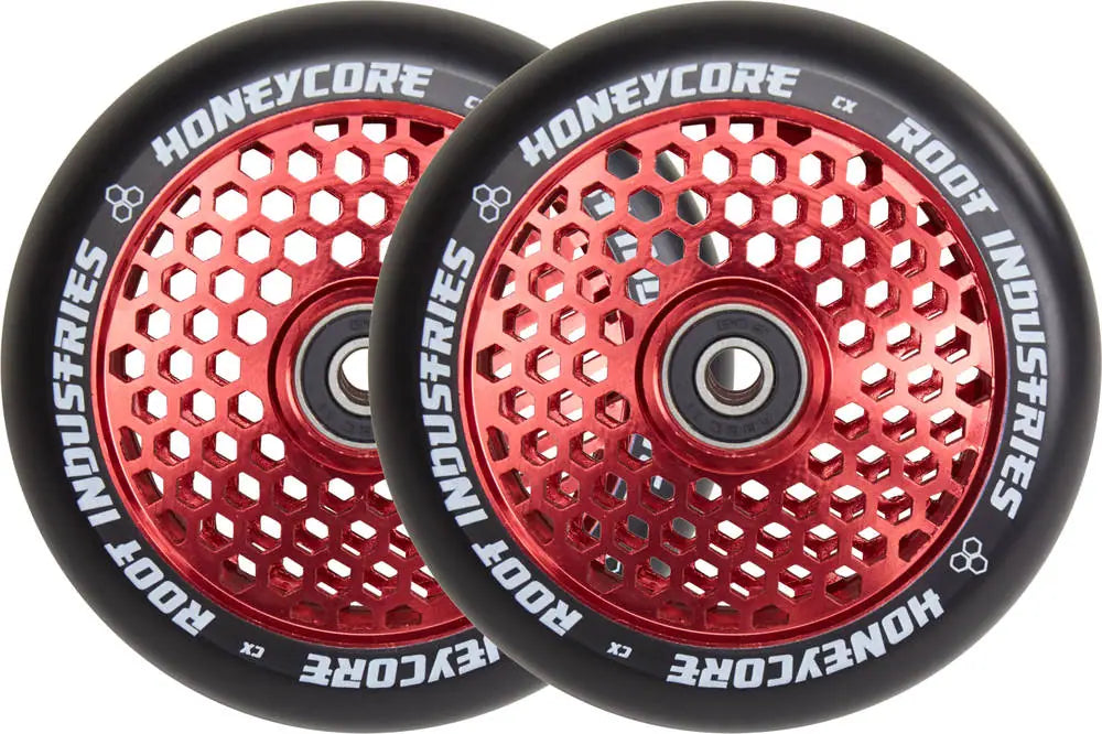 Root Industries Honeycore Wheels 120mm red