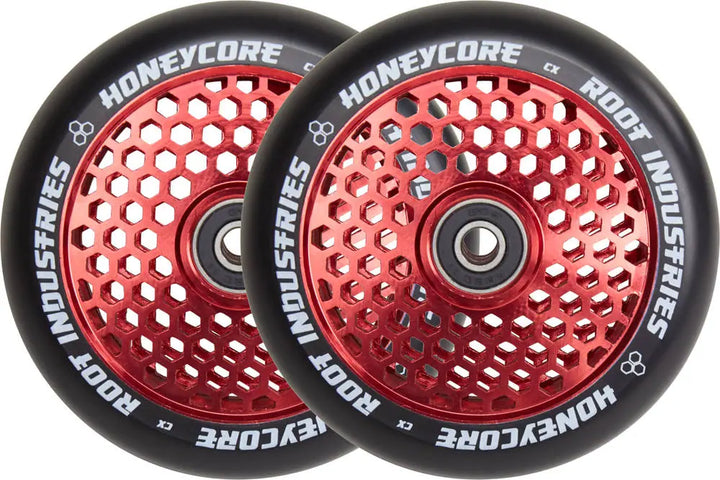 Root Industries Honeycore Wheels 120mm red