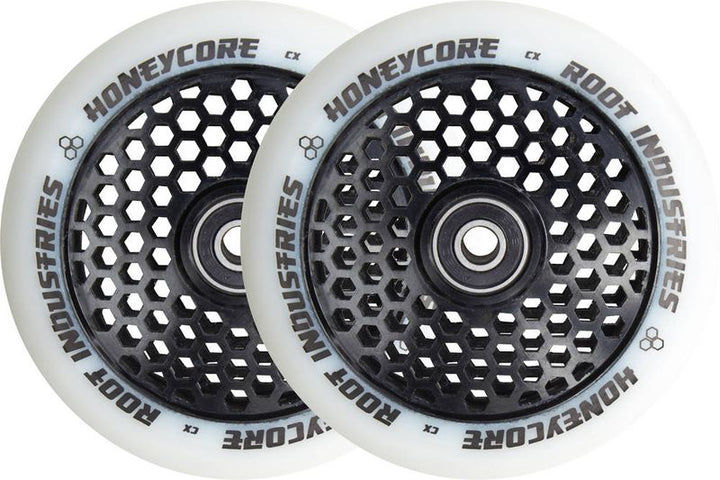 Root Wheels Honeycore 110mm white/black