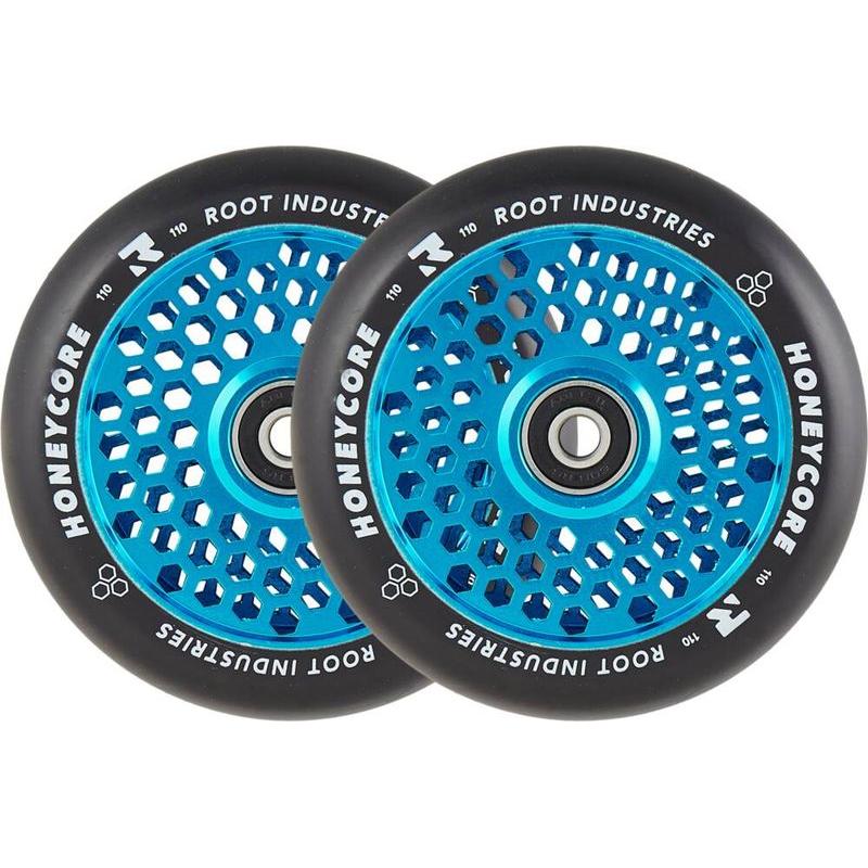 Root Industries Honeycore Wheels 110mm black/blue – Scooter Wheels, Ansicht 1