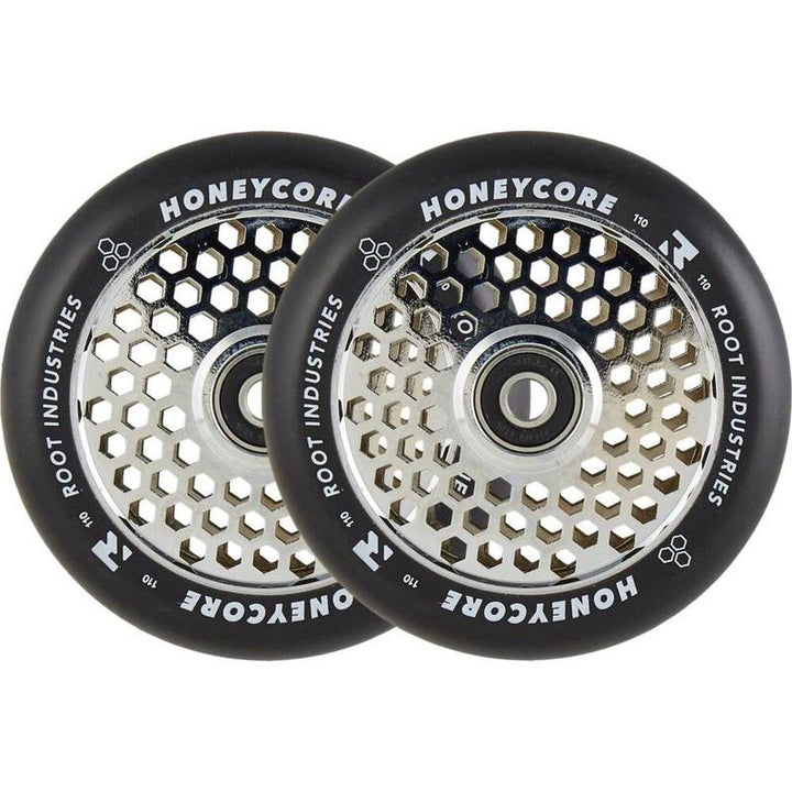Root Industries Honeycore Wheels 110mm black/mirror – Scooter Wheels, Ansicht 1