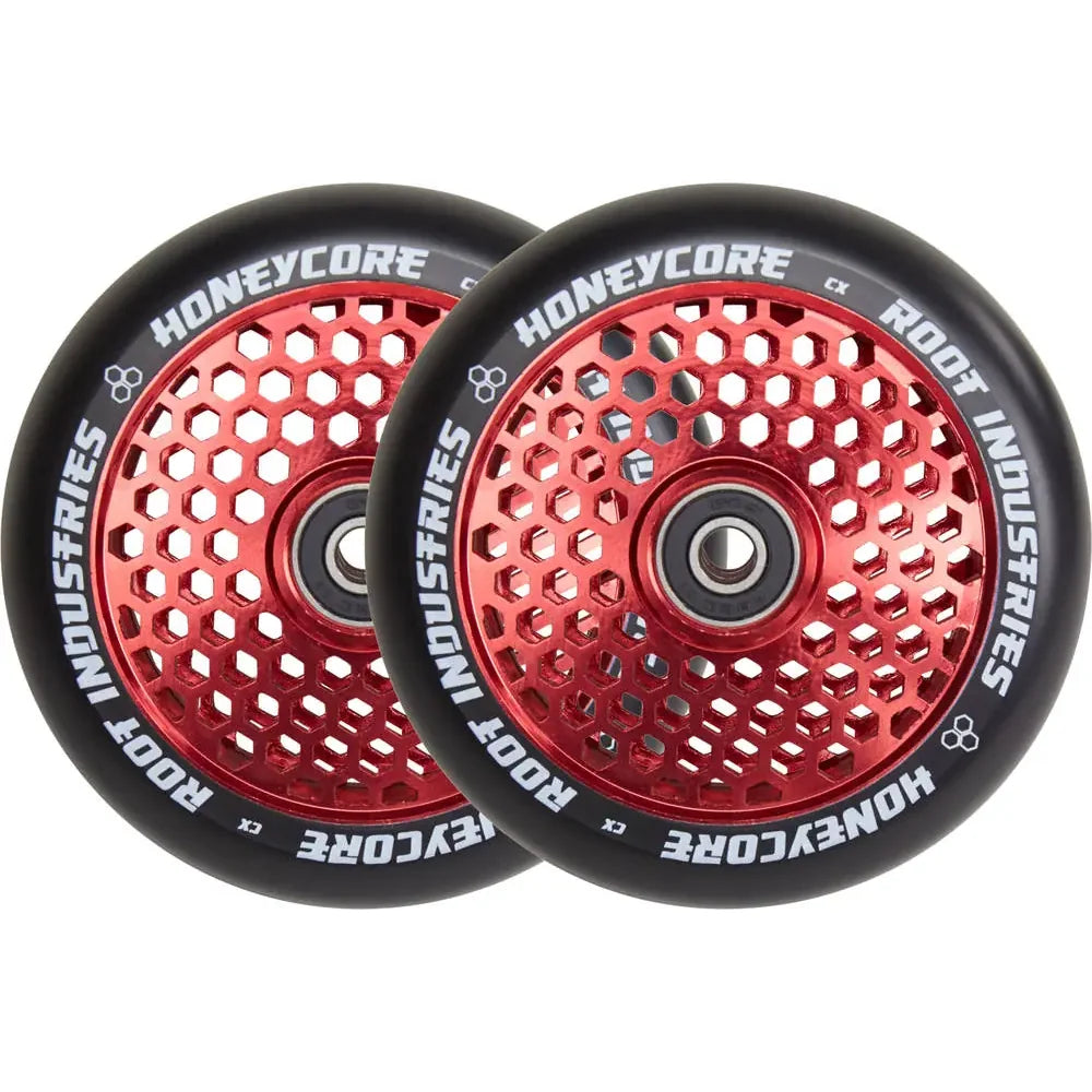 Root Industries Honeycore Wheels 120mm red – Scooter Wheels, Ansicht 1