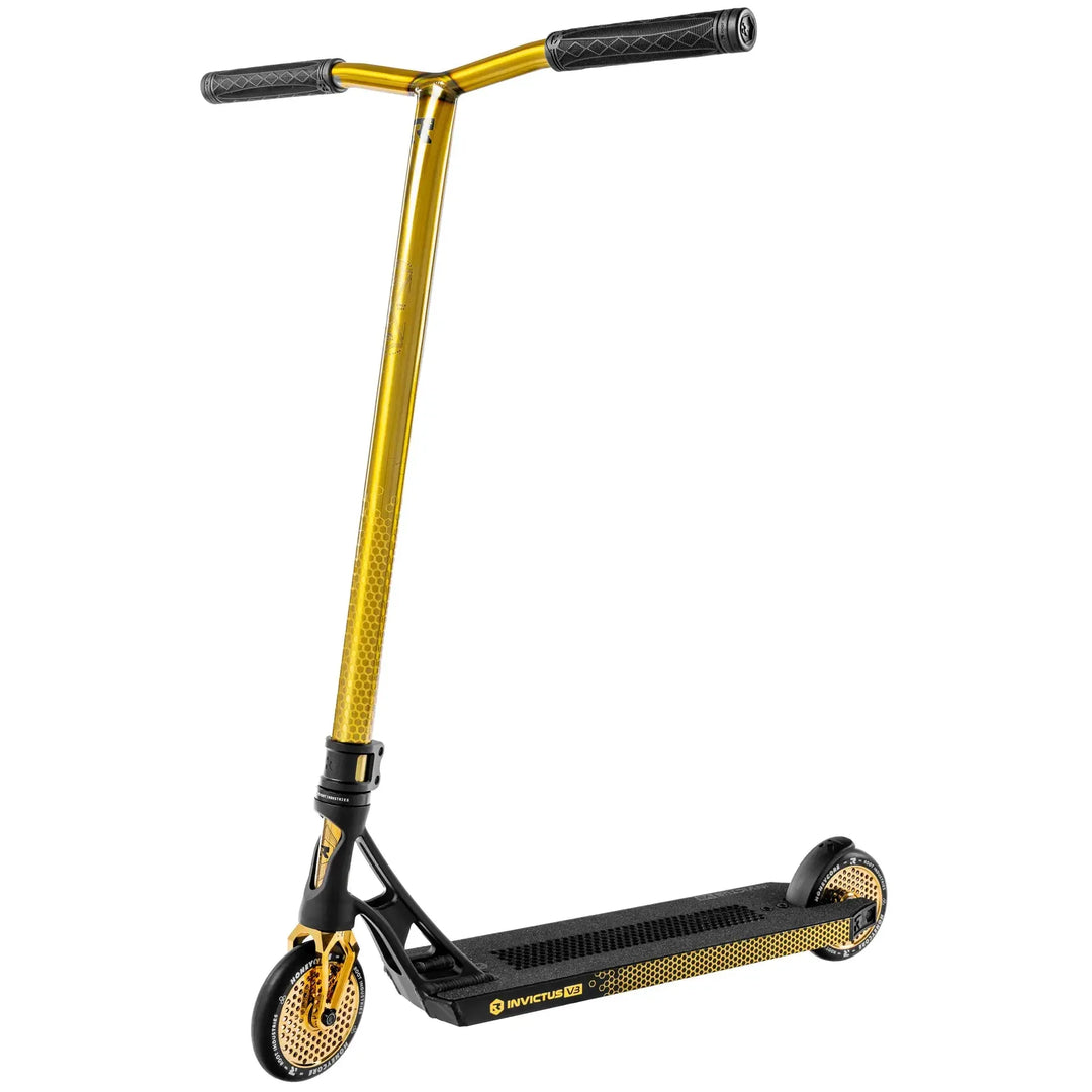 Root Stunt Scooter Invictus V3 burnt gold – Komplett-Scooter, Ansicht 1